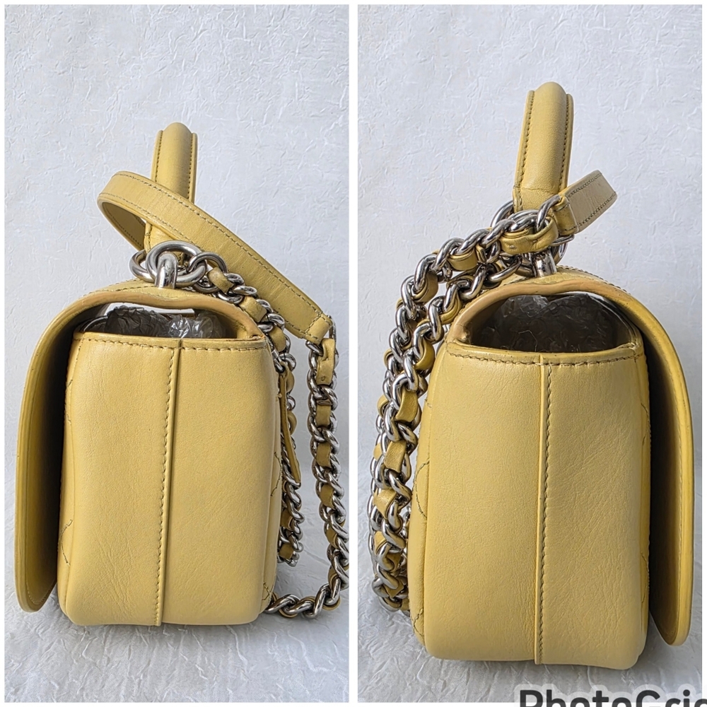 ‼️SOLD‼️ Auth CHANEL Ring My Bag Stitched Flap Crossbody Bag - Picture 13 of 14